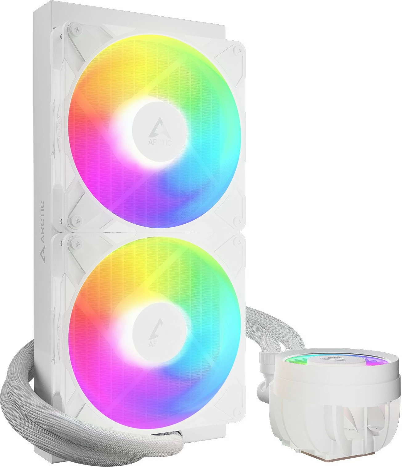 Ftohës i lëngshëm AIO për CPU Arctic Liquid Freezer III Pro 280 A-RGB (ACFRE00187A) 280mm, 2x140mm PWM, ARGB, White
