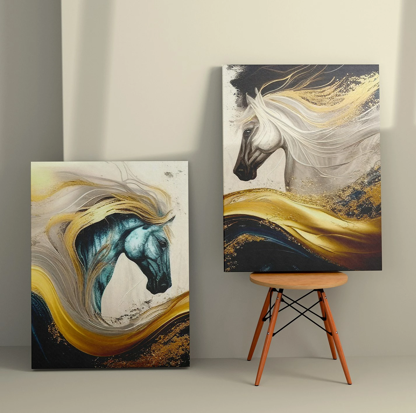 Pikturë dekorative në kanavacë (2 copë), Wallity, 2KNV4351, 50x70cm