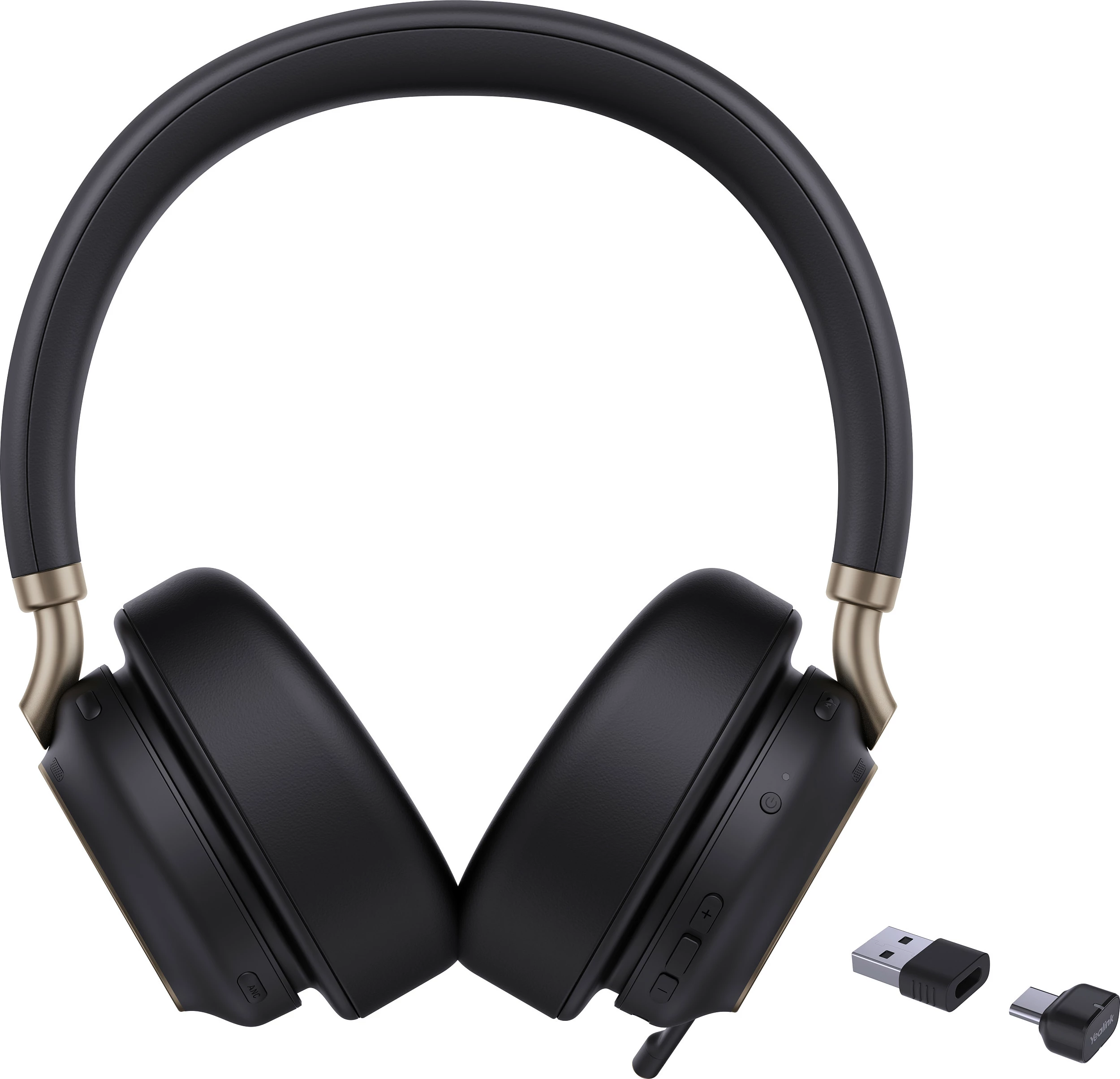 Kufje Yealink BH76 Plus UC, Bluetooth 5.3, USB-C/A, e zezë