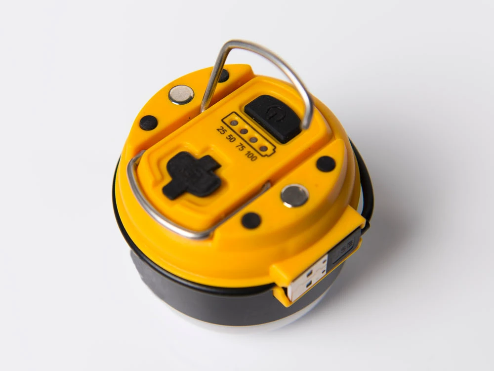 Dritë pune mini e rikarikueshme CAT CT6525, 100/200 lm, USB, e verdhë