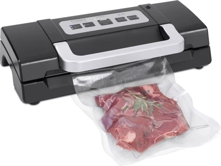 Vakuum paketues CASO HC 170 110W, deri 30 cm, set me 10 qese + tub, e zezë/argjendtë