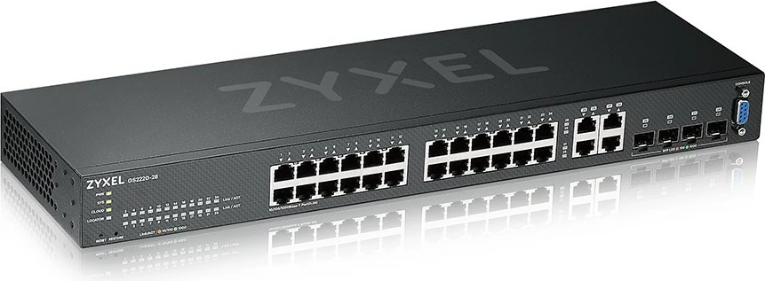 Switch Zyxel GS2220-28 M RM, 24+4 porte, rackmount, gigabit, i zi