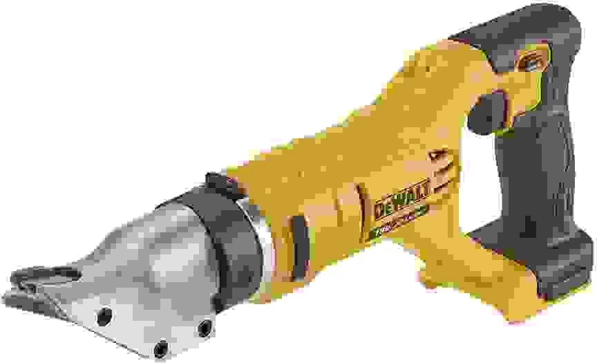 Gërshërë pa kabllo për llamarinë DeWalt DCS491N 18V, pa bateri e karikues, e verdhë/zezë