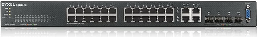Switch Zyxel GS2220-28 M RM, 24+4 porte, rackmount, gigabit, i zi