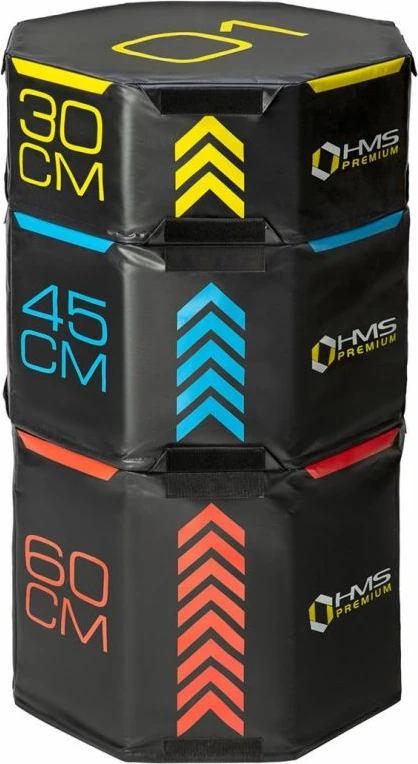 Set bokse plyometrike HMS për të gjithë, shumëngjyrëshe