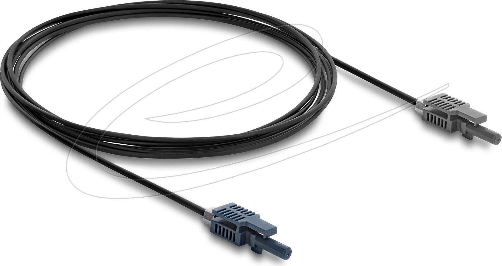 Kabllo optike plastike DeLOCK HFBR 4503-4513Z, Simplex–Simplex, 3 m, zezë/gri