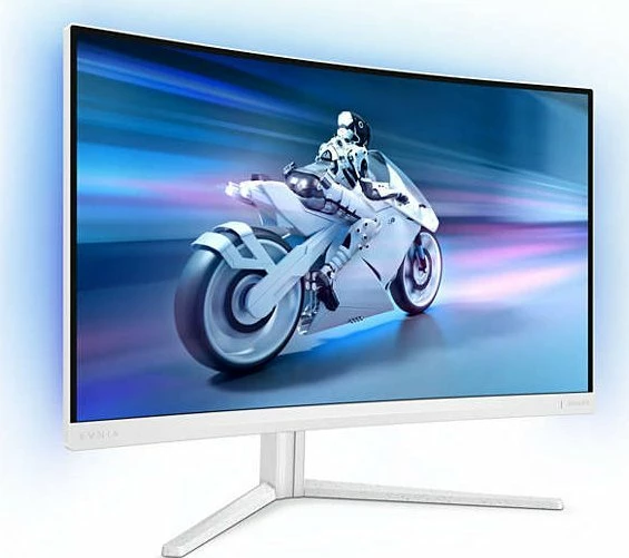 Monitor gaming Philips Evnia 27M2C5501/00 27\" WQHD 180Hz 0.5ms i lakuar Adaptive-Sync HDR i bardhë