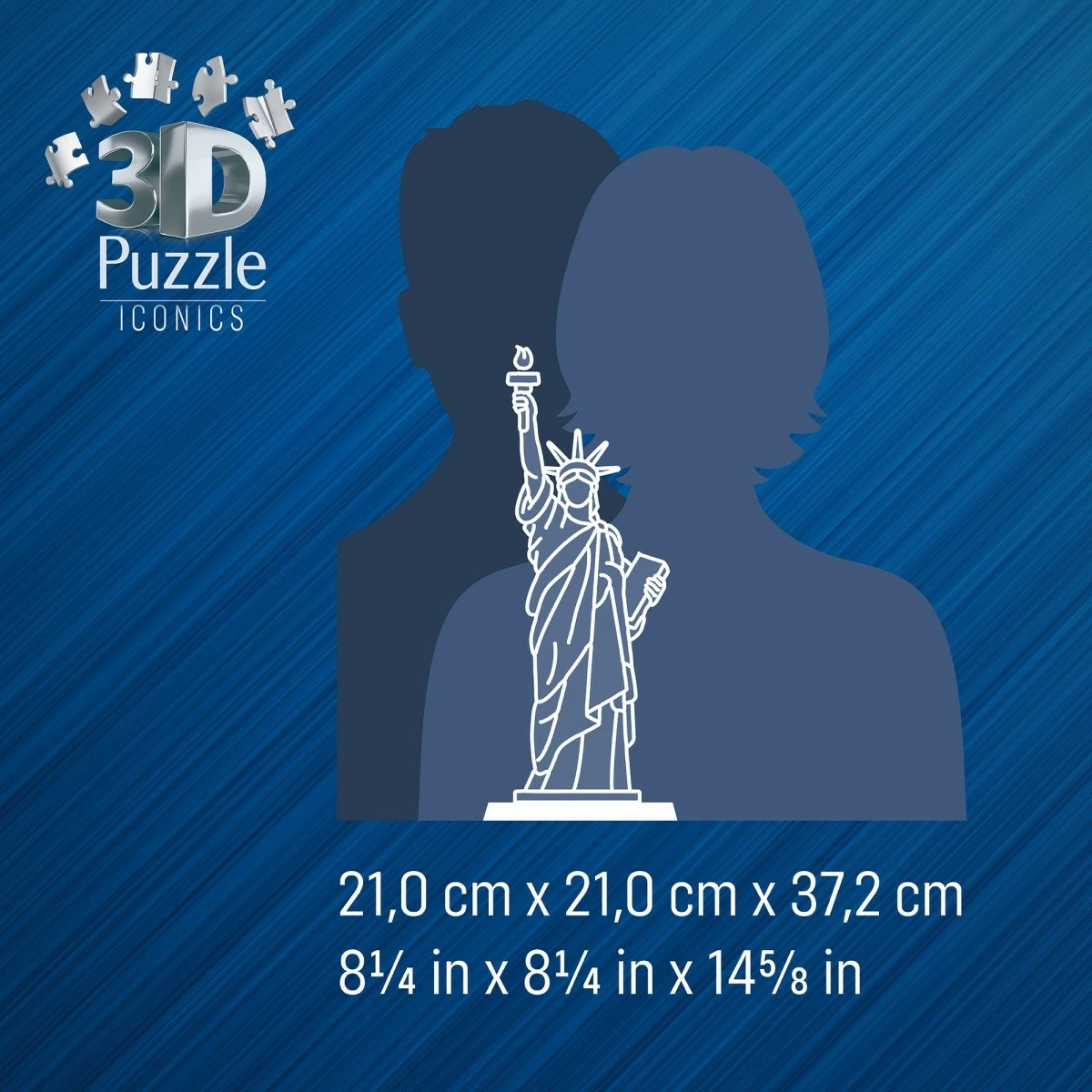 Puzzle 3D Ravensburger Statue of Liberty, 128 pjesë, plastik