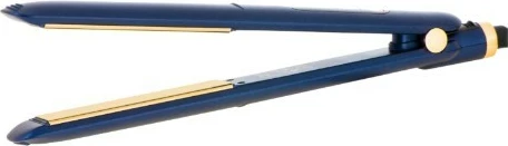 Drejtues flokësh Adler AD 2328, pllaka titan 25x110 mm, 150–230°C, 50 W, ngrohje e shpejtë, ekran LED, kabllo 360°, Gold/Navy blue