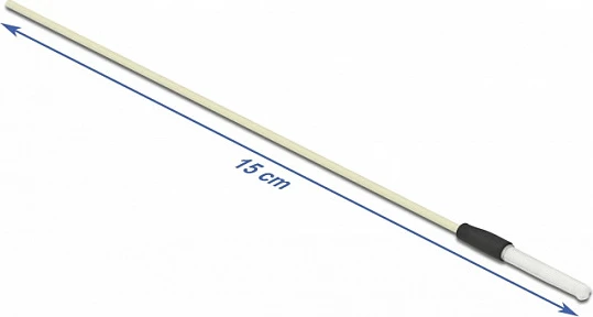 Shkop pastrimi për fibër optike DeLOCK, 2.50 mm, 150 mm, 5 copë, i bardhë