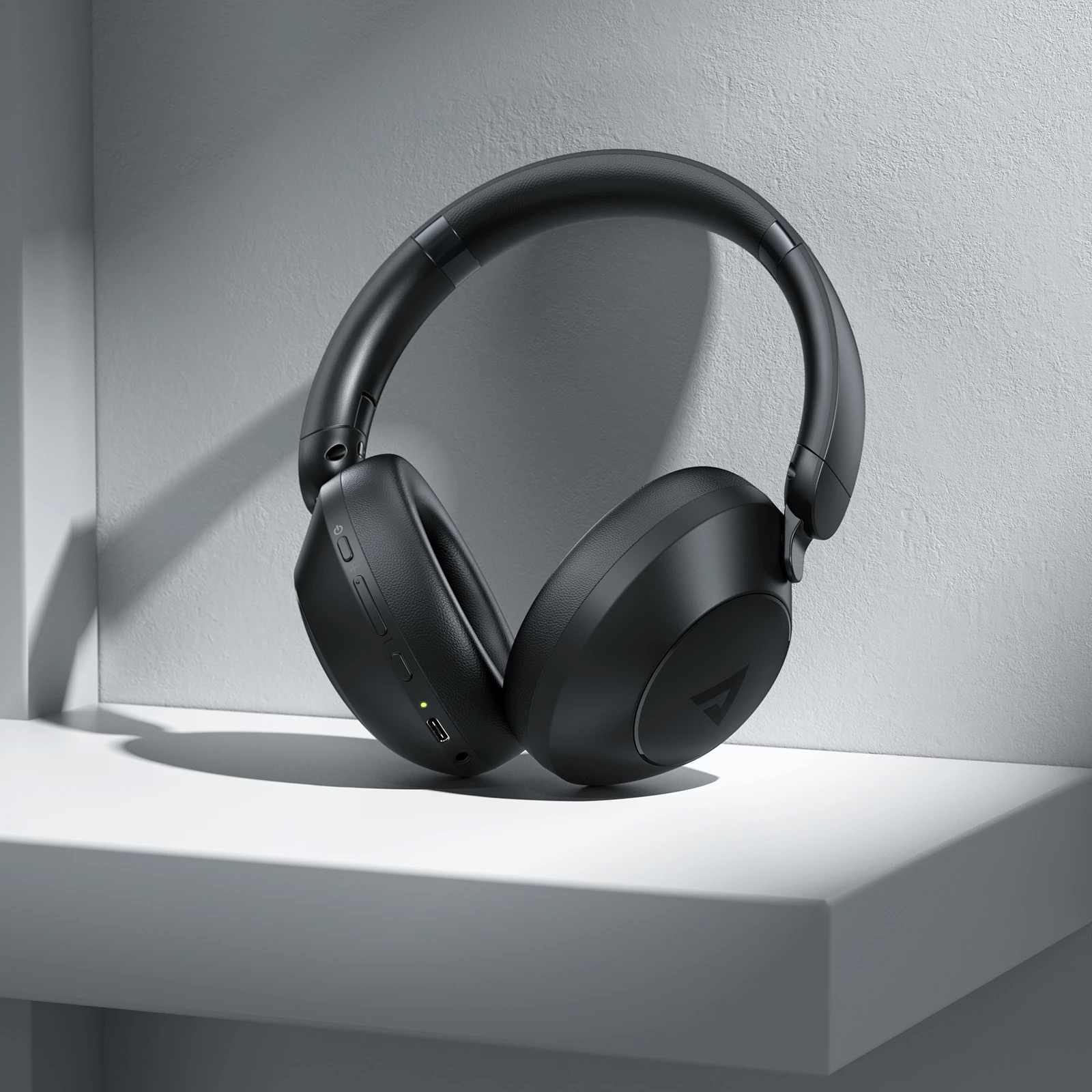 Kufje wireless Acefast H3 me ANC, Bluetooth 5.3, të zeza