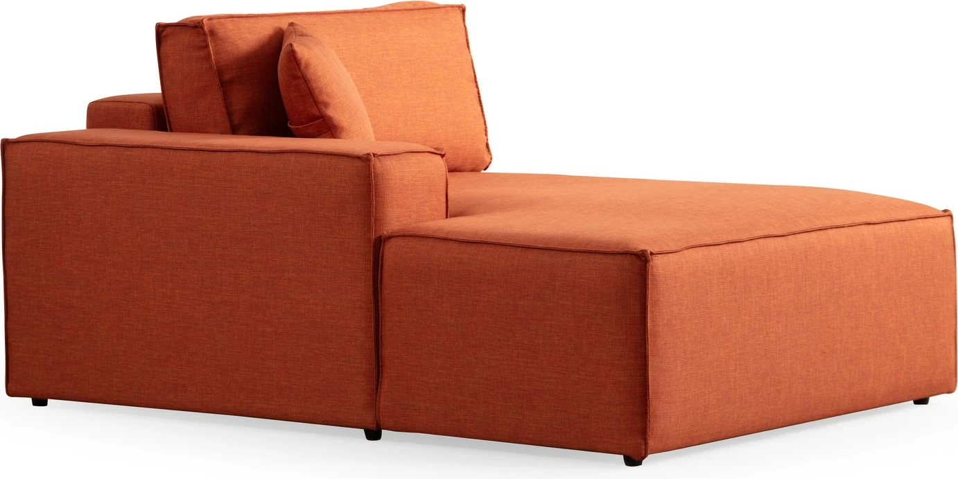 Kënd divan-krevat Atelier del Sofa, kënd i majtë, portokalli