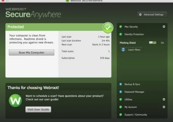 Webroot SecureAnywhere Internet Security Plus 1 Dev 1 Year EN Global