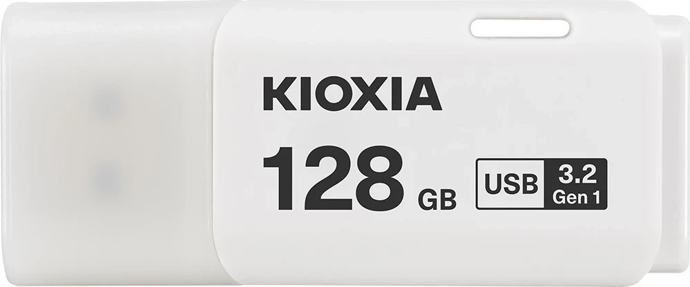 USB Kioxia U301 Hayabusa, 128GB, e bardhë