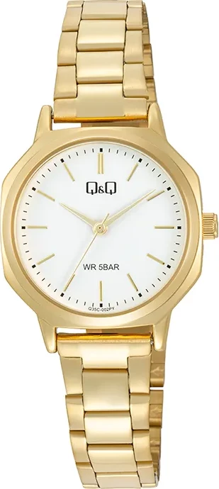 Orë dore Q&Q Q35C-002PY, e artë/bardhë
