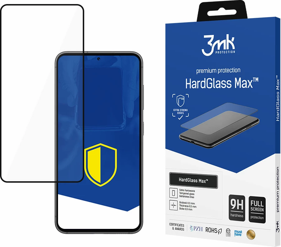 Xham mbrojtës 3mk HardGlass Max për Samsung Galaxy S24+, i zi