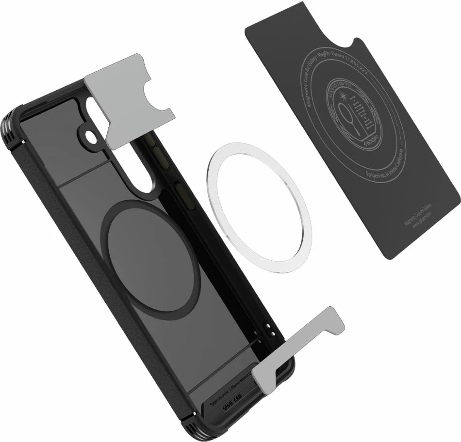 Mbështjellës Spigen Core Armor Mag për Samsung Galaxy S25+, e zezë