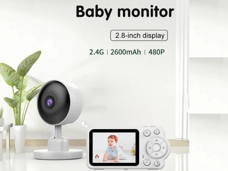 Kamerë Baby Monitor 480P me Pan/Tilt dhe Kontroll në Distancë