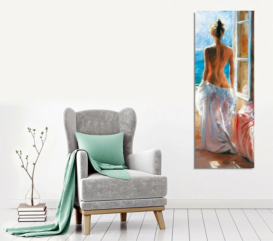 Pikturë dekorative në kanavacë, Wallity, PC202, shumëngjyrëshe, 30x80cm
