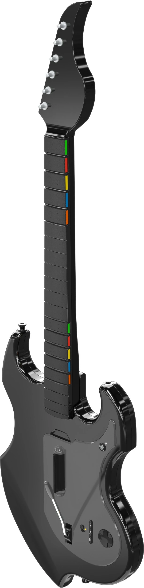 Kontroller kitarre PDP Riffmaster, wireless, për PC/PS4/PS5, 36h, e zezë/gri