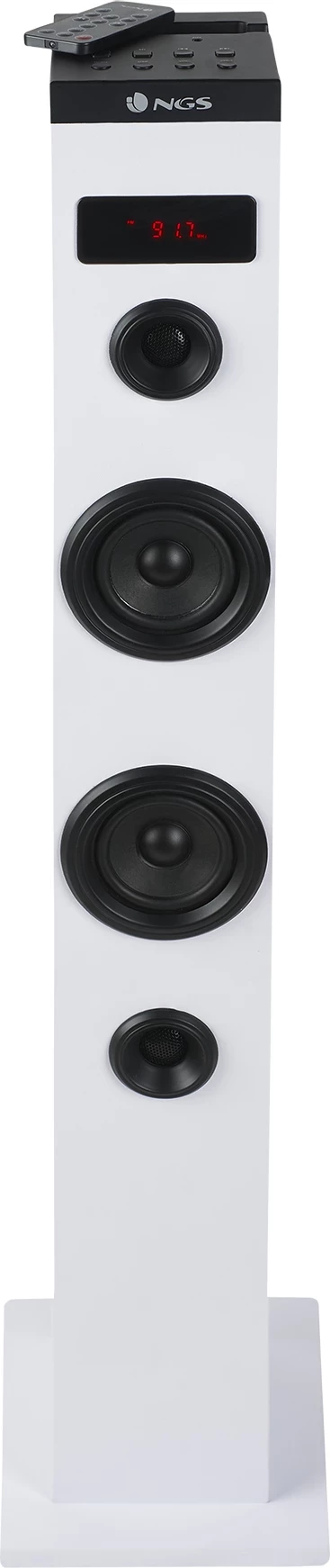 Boks kullë NGS Sky Charm Bluetooth USB RadioFM AUX 50W Bardhë