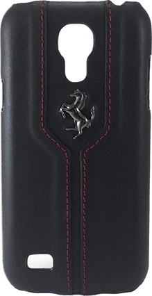 Mbështjellës Ferrari Monte Carlo për Samsung Galaxy S4 Mini, lëkurë, i zi