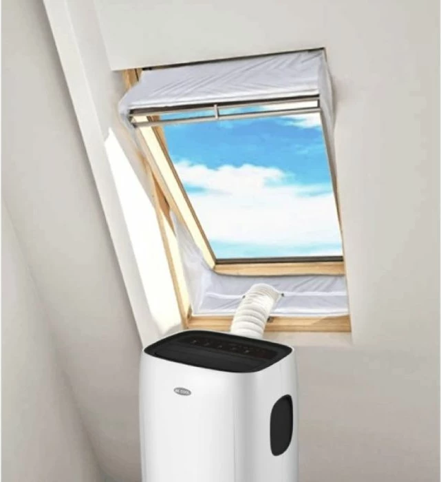 Vulë dritare kulmi BECOOL BC04AIRSTPDF, 2x200 cm, me Velcro, e bardhë, set 2 copë