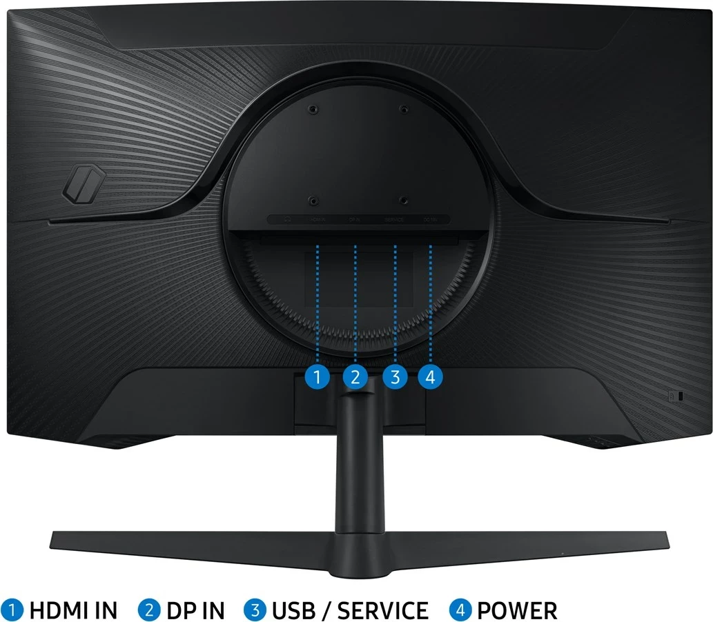 Monitor Samsung Odyssey G5 LS27CG552EUXEN, 27", Quad HD, 165 Hz, LED, i zi
