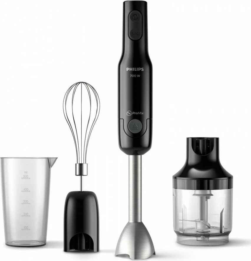Blender dore Philips HR2543/90 700W, 500 ml, me rrahëse, i zi