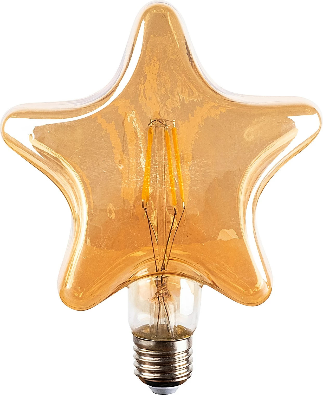 Llambë LED dekorative, formë ylli, ngjyrë kafe, OP-031