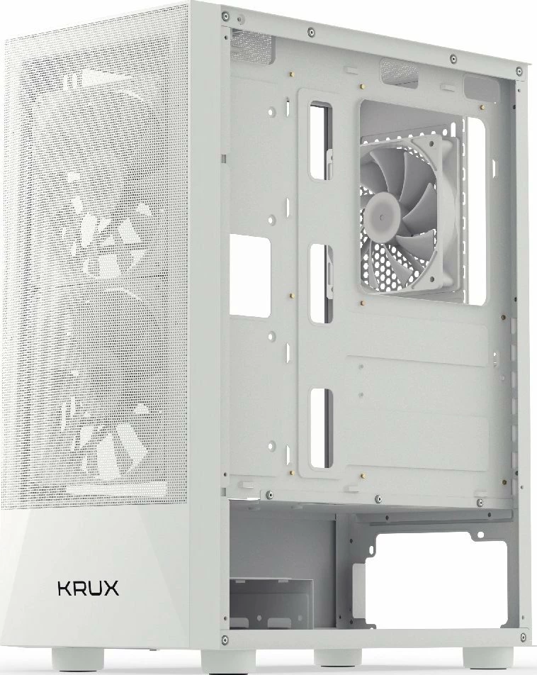 Kasë Krux Vako KRXD005 Midi Tower ATX RGB, e bardhë