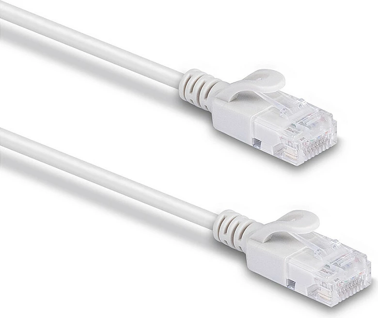 Kabllo rrjeti LINDY Cat6A Ultra Slim 1m, RJ-45, LSZH, gri