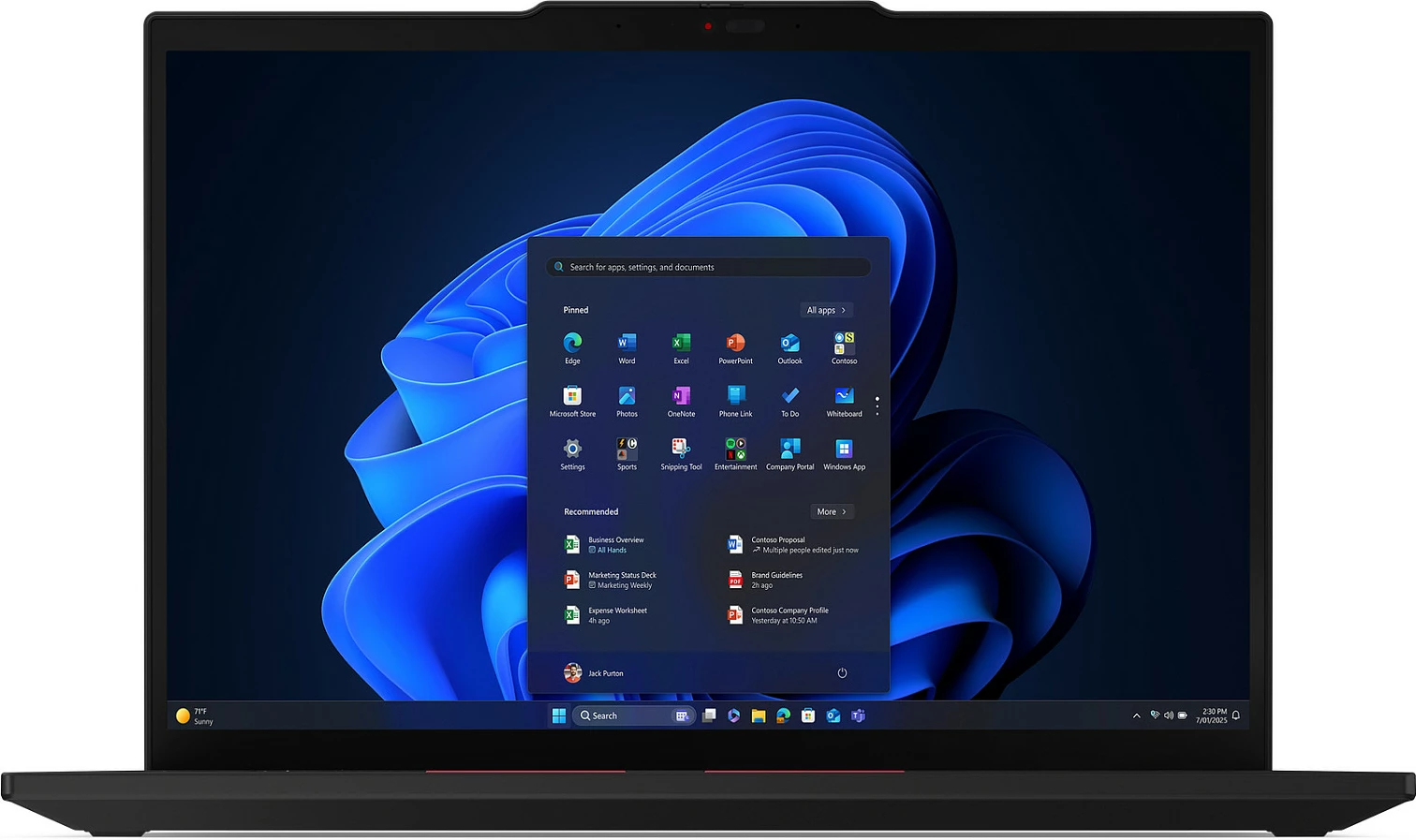 Laptop Lenovo ThinkPad T14 Gen 6, Intel Core Ultra 5, 16GB RAM, 512GB SSD, 14" 1920x1200, Windows 11 Pro, e zezë