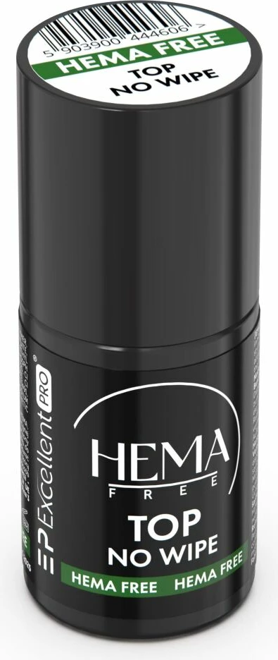 Llak për thonj për femra Excellent PRO Hemafree Glossy Top Coat No Wipe 7g