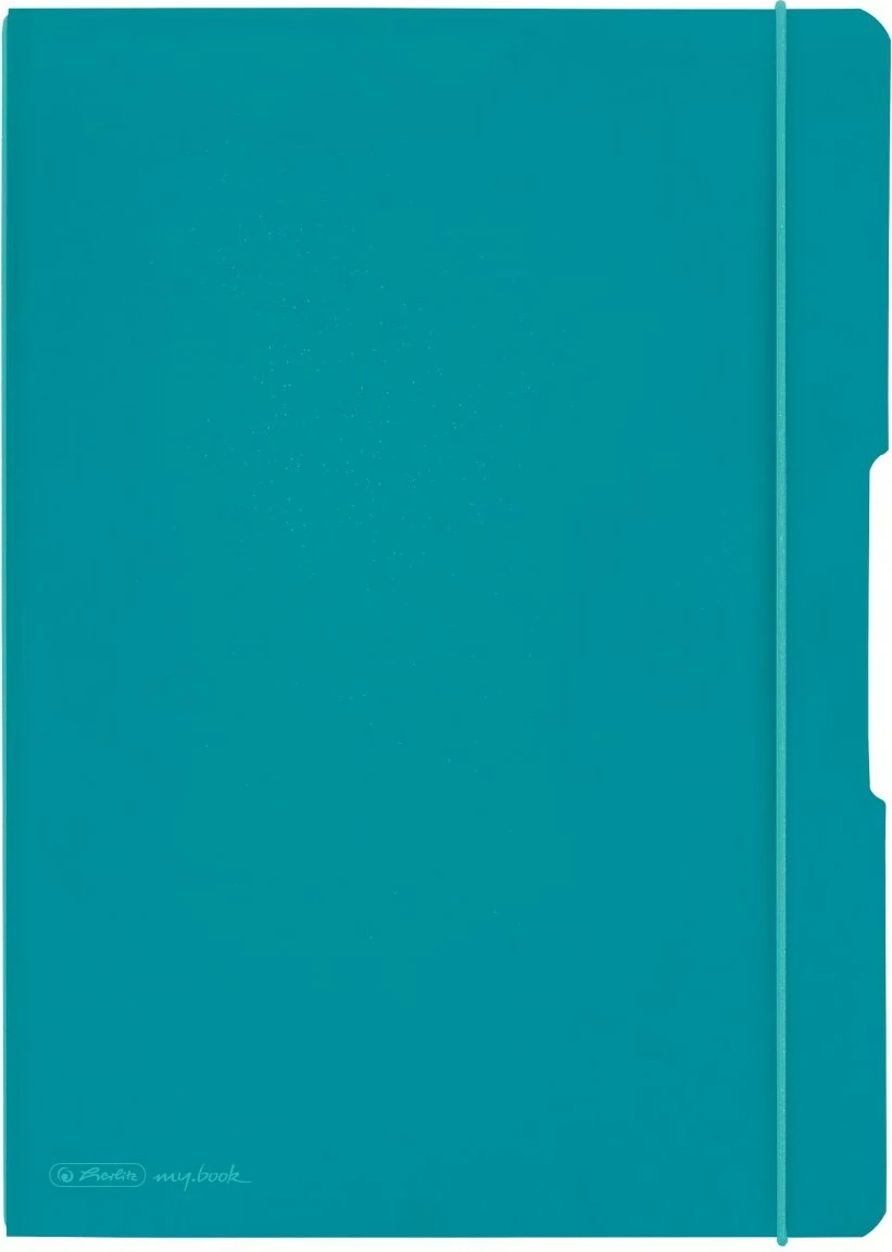 Bllok shënimesh herlitz my.book flex A4, 2x40 fletë, kapak plastik, turquoise