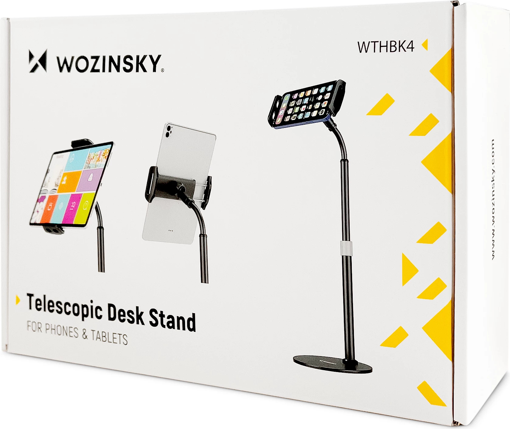 Mbajtës tavoline për tabletë dhe celular Wozinsky WTHBK4, i zi