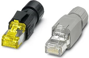 Konektor RJ45 Phoenix VS-08-RJ45-5-Q/IP20, Cat5, i mbrojtur (shielded), AWG 26/23, gri