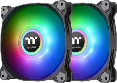 Ventilator kasë Thermaltake Pure Duo 14 ARGB 140mm, 2 copë, i zi