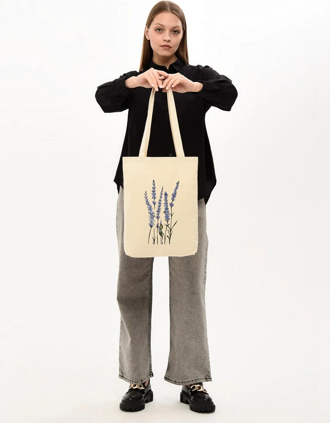 Çantë tote Zoozie Bags, ngjyrë krem, 35x40x8cm, model Pauldavis