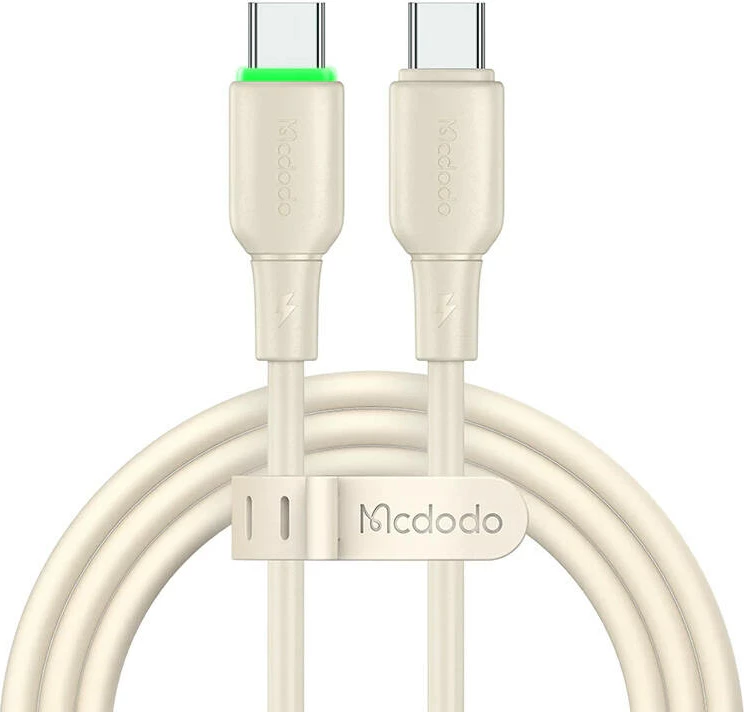 Kabllo USB-C në USB-C Mcdodo CA-4770, 1.2m, 65W, bezhë