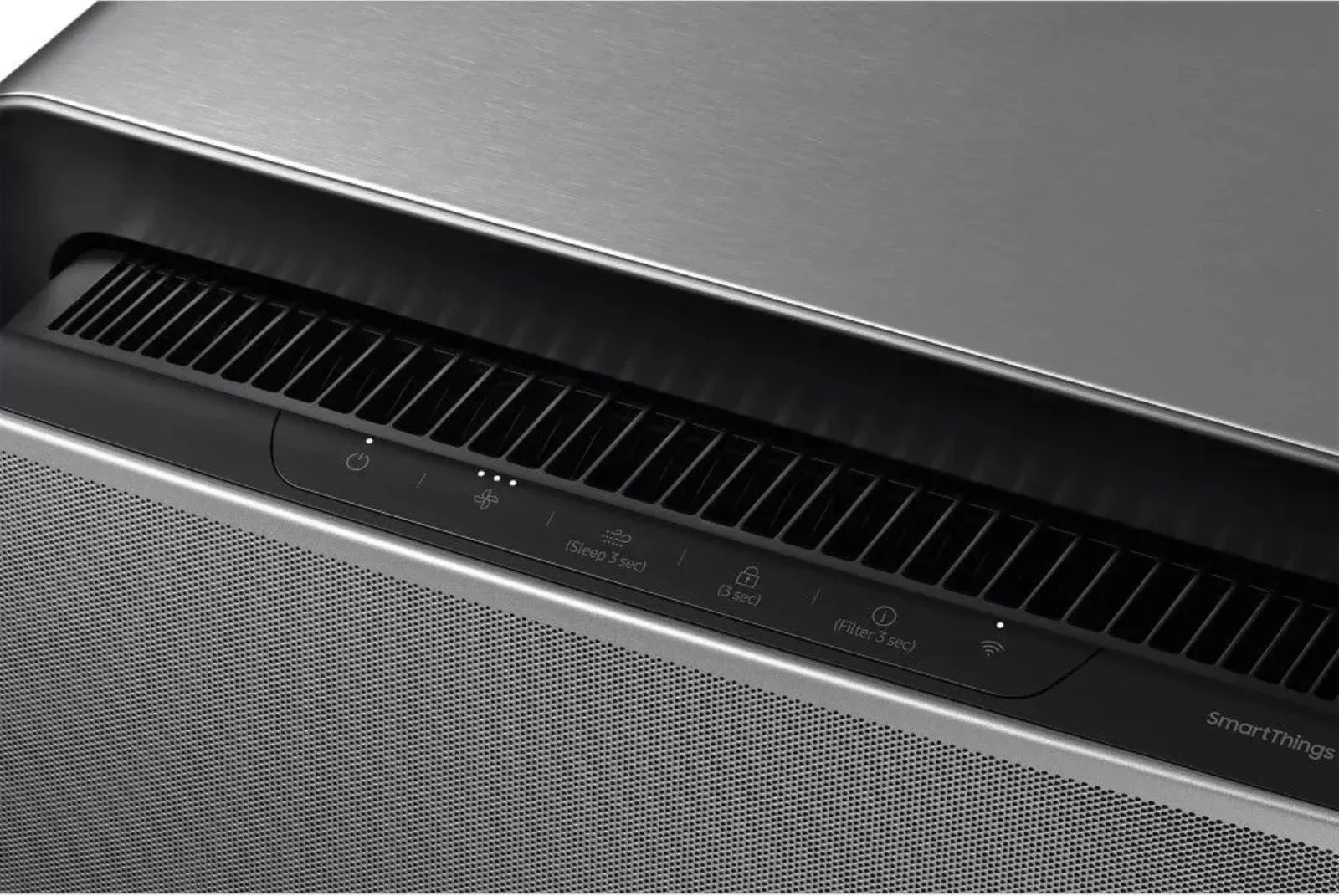 Purifikues ajri, Samsung, AX47R9080SS/EU, 47 m2, HEPA me karbon aktiv, Bluetooth/Wi‑Fi, sensor PM lazer, gri