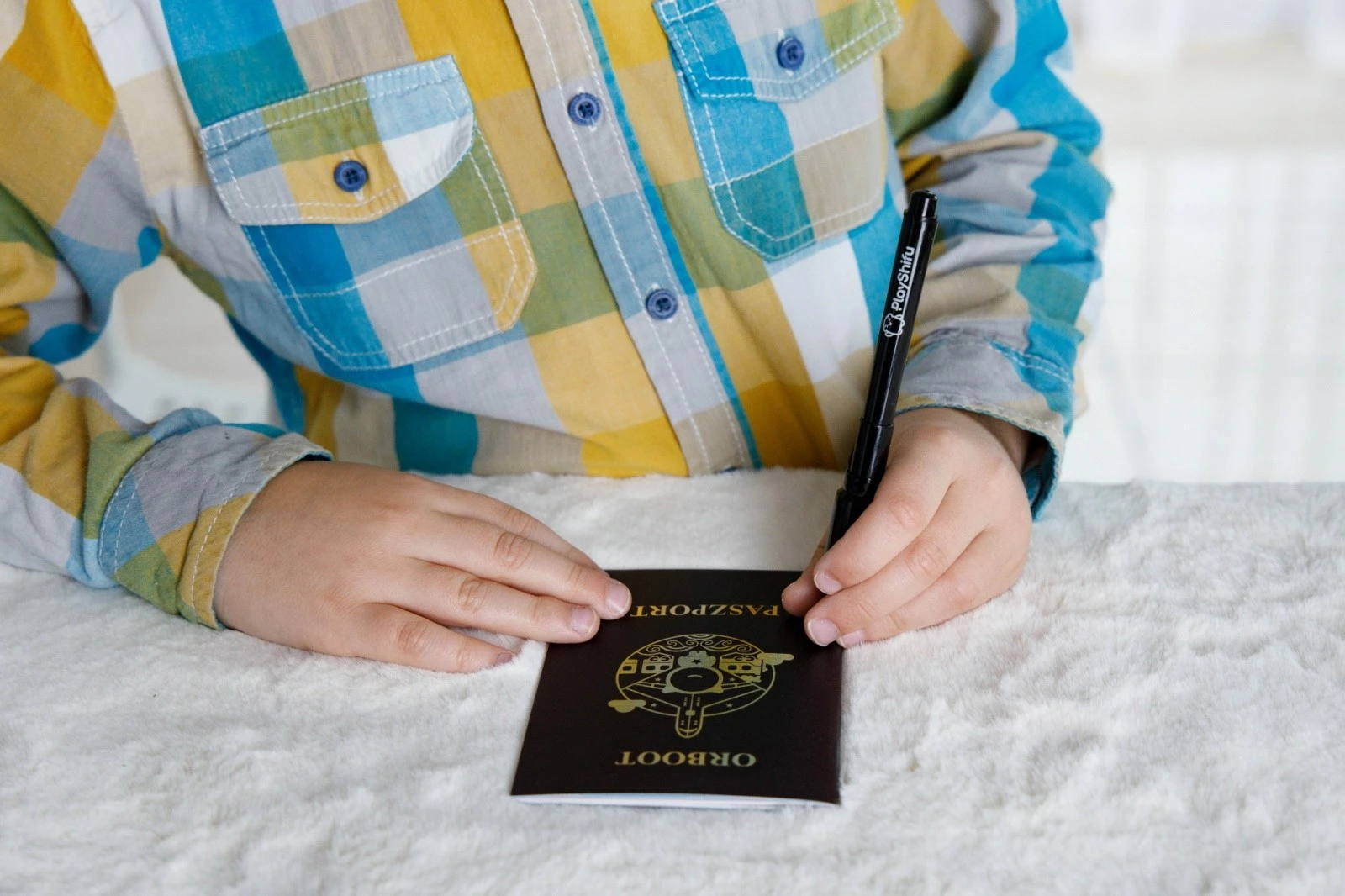 Globus interaktiv edukativ Dante PlayShifu Orboot Explorer, AR me aplikacion, stilolaps UV, bateri të integrume, blu/jeshil