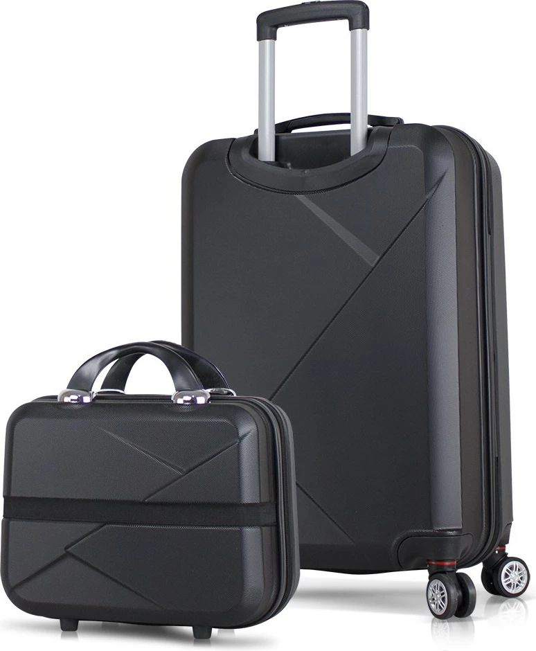 Set valixhesh (2 copë), ngjyrë e zezë, Zoozie Bags, 1406