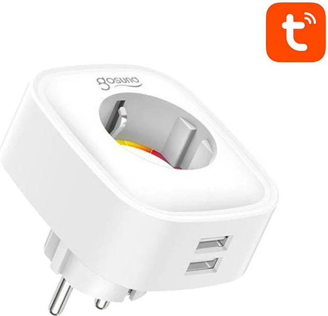 Prizë inteligjente Gosund SP112 me WiFi, 2xUSB, 16A, e bardhë