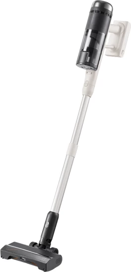 Fshesë me korrent vertikale Roborock H60 Hub Pro, 170 AW, bateri deri 80 min, stacion vetë-zbrazës 3 L, LED, bardhë/zezë