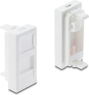 Kapak moduli DeLOCK Easy 45 H për modul Keystone 1 port, 22.5 x 45 mm, i bardhë