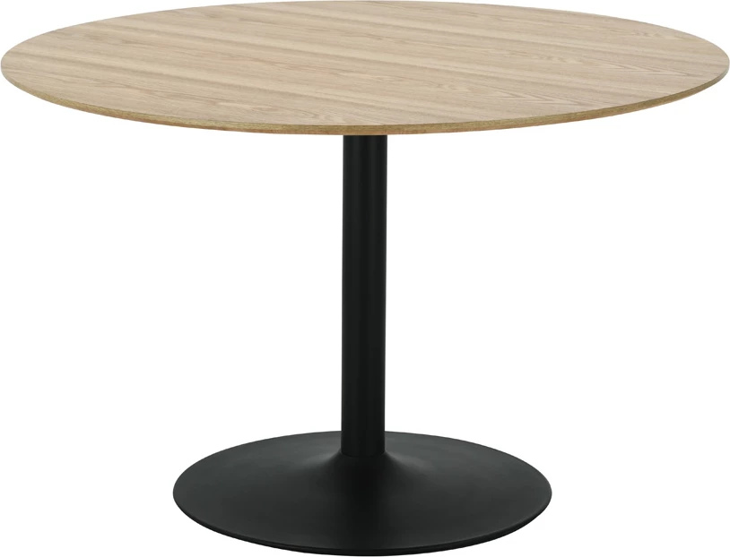 Tavolinë Metro, ngjyrë lisi e zezë, 120x120x75cm