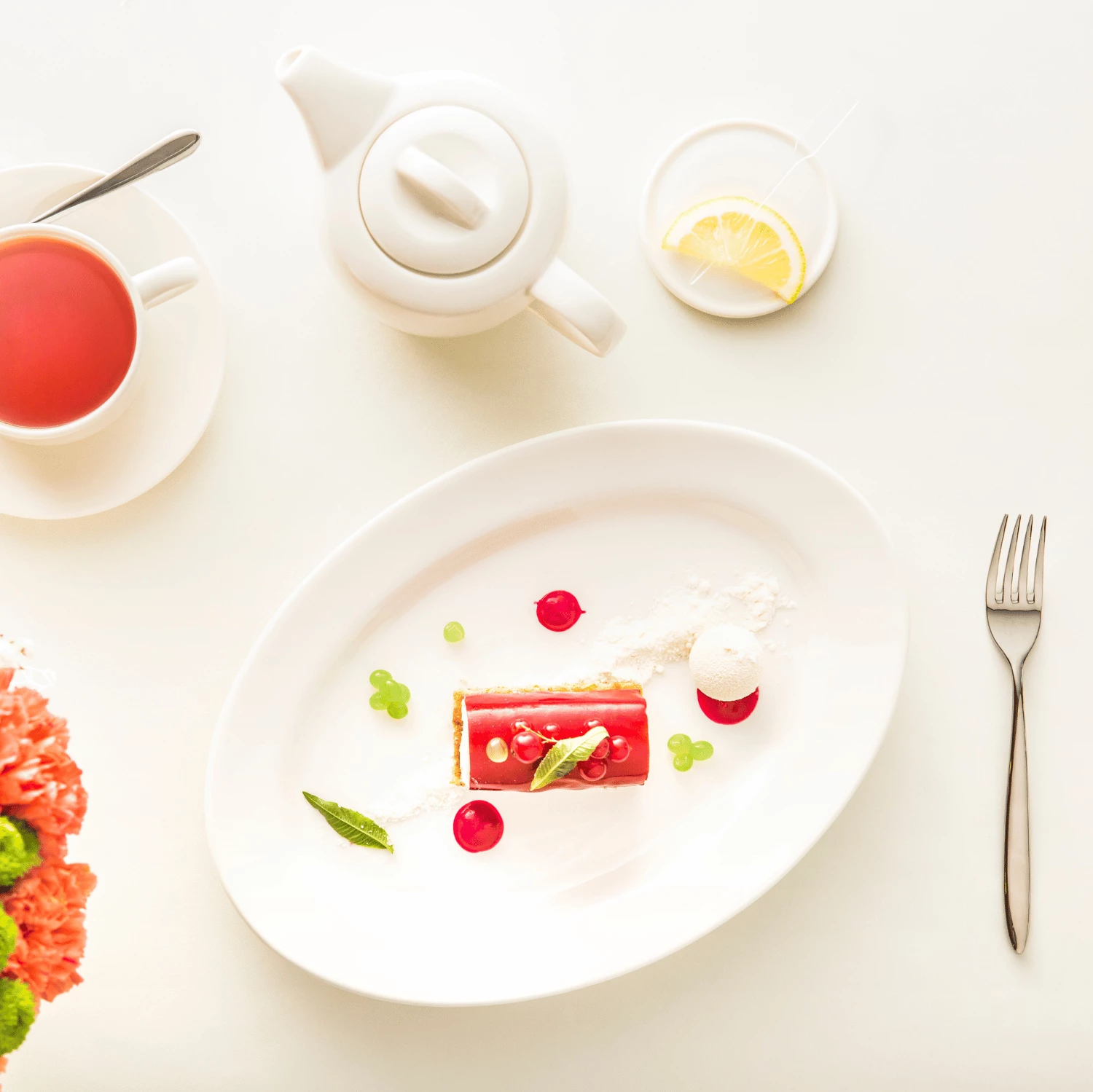 Pjatë servirjeje ovale, Luzerne, 450x345x56 mm, 2.17 L, porcelan Fine China, krem