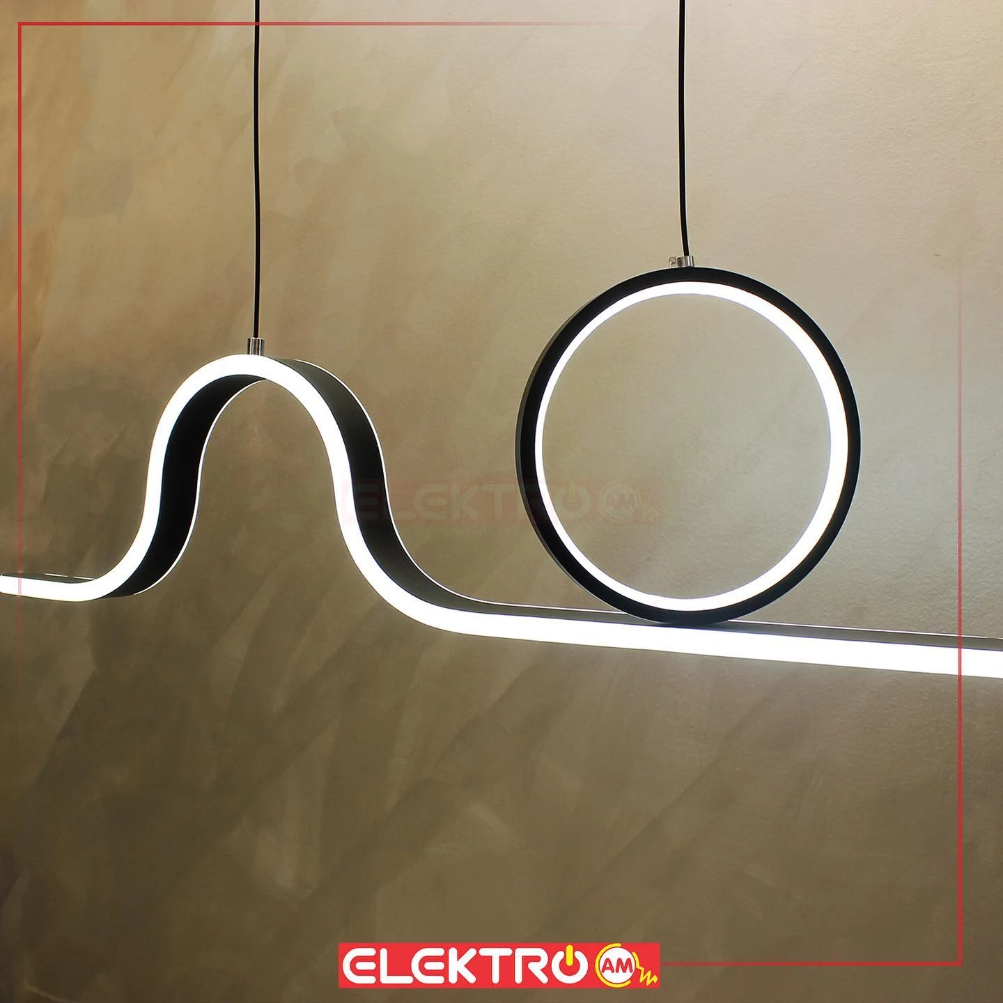 Abazhur trapezarie LED 1973-1 BK