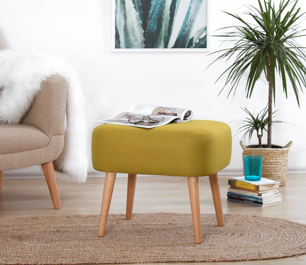 Puf Atelier del Sofa, ngjyrë e verdhë, Parrot